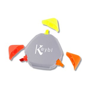 Additional Image 1 - a grey round object with yellow and orange objects