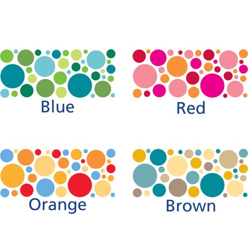 Additional Image 2 - a group of colorful circles