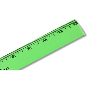Additional Image 1 - a green ruler with black writing