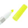 View Image 4 of 5 of Dri Mark Double Header Plastic Point Pen/Highlighter - White Barrel