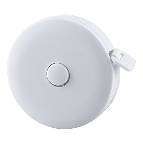 Additional Image 1 - a white tape measure with a round white button