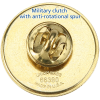 View Image 2 of 3 of Circle Lapel Pin with Gift Box