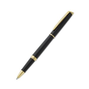 Additional Image 4 - a black pen with gold trim