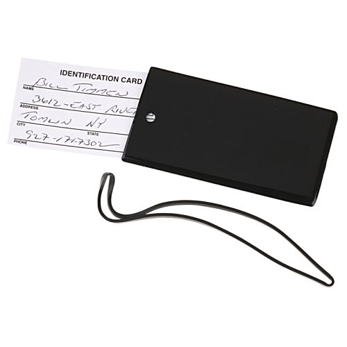 Additional Image 2 - a black rectangular object with a white paper in it