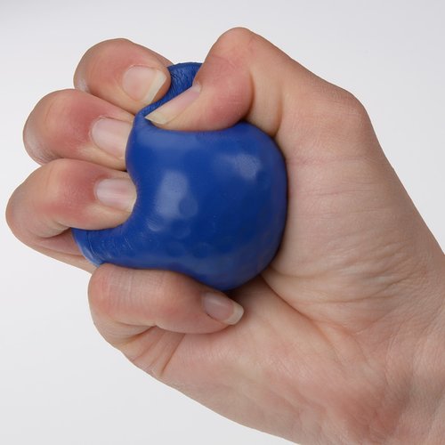 Additional Image 1 - a hand holding a blue ball