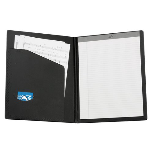 Additional Image 1 - a black folder with a white cover