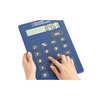 a person using a calculator