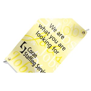 Additional Image 2 - a yellow tag with black text