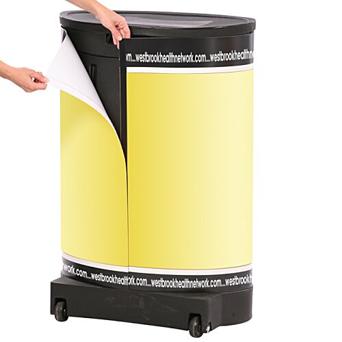 Additional Image 2 - a yellow cylinder with a black cover