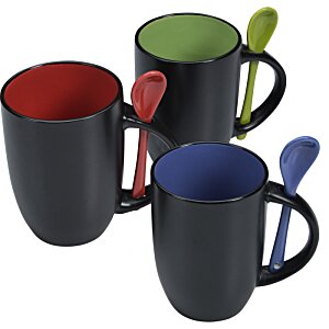 Additional Image 2 - a group of coffee mugs with different colors