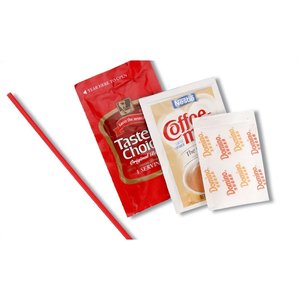Additional Image 1 - a red and white pack of cards and a red pencil