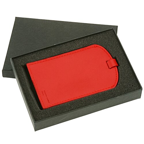 Additional Image 1 - a red tag in a black box