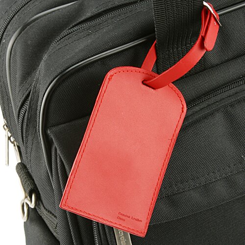 Additional Image 3 - a red tag on a black bag