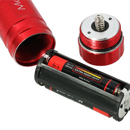 Additional Image 1 - a red cylinder with a black tube and a black cylinder