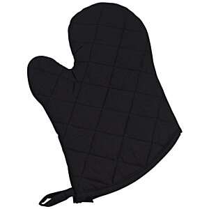 Additional Image 1 - a black oven glove on a white background