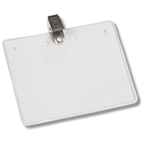 Additional Image 1 - a white rectangular object with a metal clip