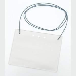 Additional Image 2 - a white tag with a rubber band