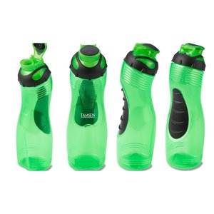 Additional Image 1 - a group of green plastic bottles