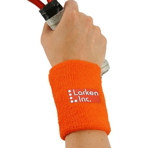 Additional Image 1 - a hand holding an orange wristband