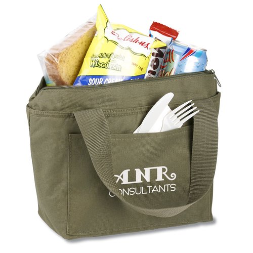 Additional Image 1 - a green bag with food in it