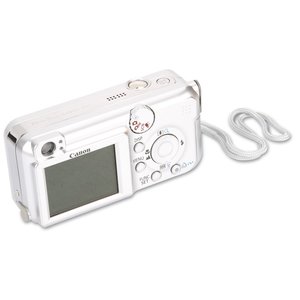 Additional Image 1 - a white camera with a strap