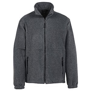 Additional Image 3 - a grey jacket with a zipper