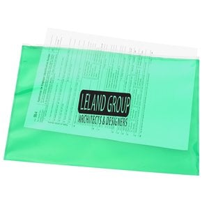 Additional Image 1 - a green plastic bag with a black digital clock