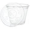 View Image 2 of 2 of Compostable Clear Cup with Straw Slotted Lid - 9 oz. - LQ