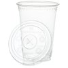 View Image 2 of 2 of Compostable Clear Cup with Straw Slotted Lid - 10 oz. - LQ