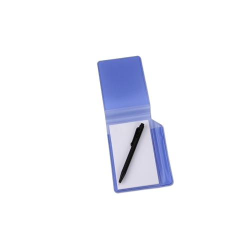 Additional Image 1 - a blue and white box with a black and white design