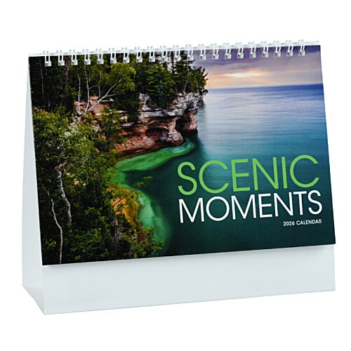 Additional Image 2 - a desk calendar with a picture of a beach