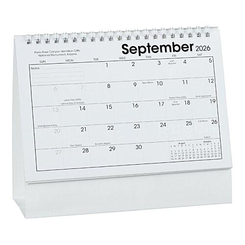 Additional Image 6 - a white calendar with black text