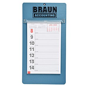 Additional Image 2 - a blue clipboard with white paper and red text