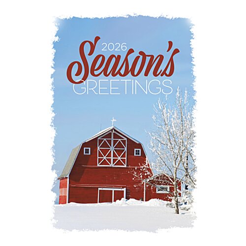 Additional Image 1 - a red barn in the snow