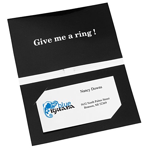 Additional Image 3 - a black and white card