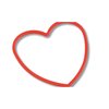 Additional Thumbnail Image 1 - a red heart with white background