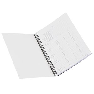 Additional Image 1 - a white book with a black stamp