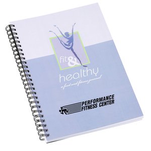 Additional Image 3 - a spiral bound notebook with a white cover