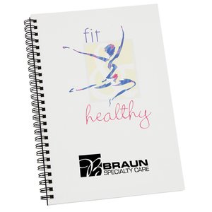 Additional Image 4 - a spiral bound notebook with a drawing of a dancing person