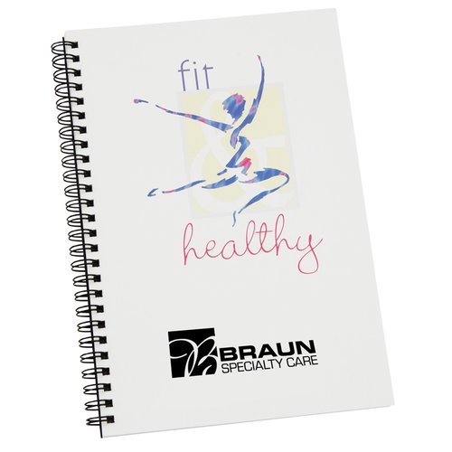 Additional Image 4 - a spiral bound notebook with a drawing of a dancing person