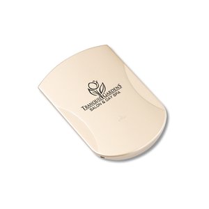 Additional Image 1 - a white computer mouse with a logo