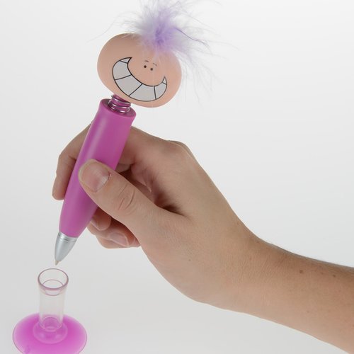 Additional Image 1 - a hand holding a pink toy