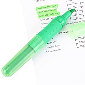 Additional Image 2 - a green highlighter on a piece of paper
