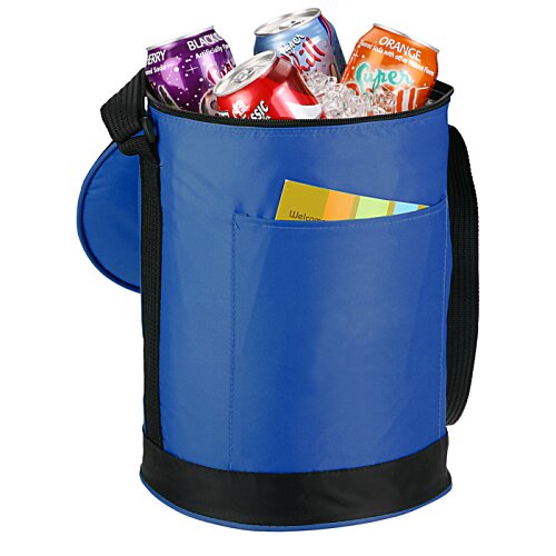 Additional Image 1 - a blue trash can full of candy