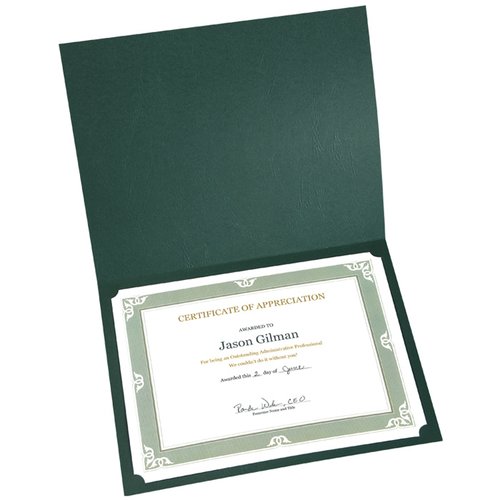 Additional Image 1 - a green card holder with a white border