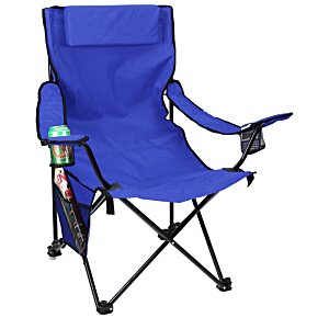 Additional Image 1 - a blue folding chair with legs