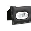 Additional Thumbnail Image 1 - a black leather wallet with a silver logo