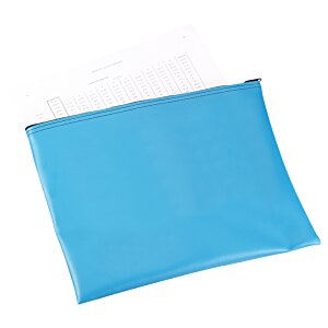 Additional Image 2 - a blue square object with a white strip