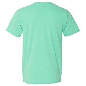Additional Image 1 - a back of a green shirt