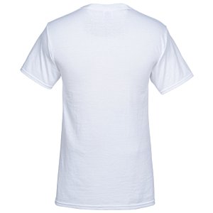 4imprint.com: Jerzees Dri-Power 50/50 Pocket T-Shirt - Men's - White ...